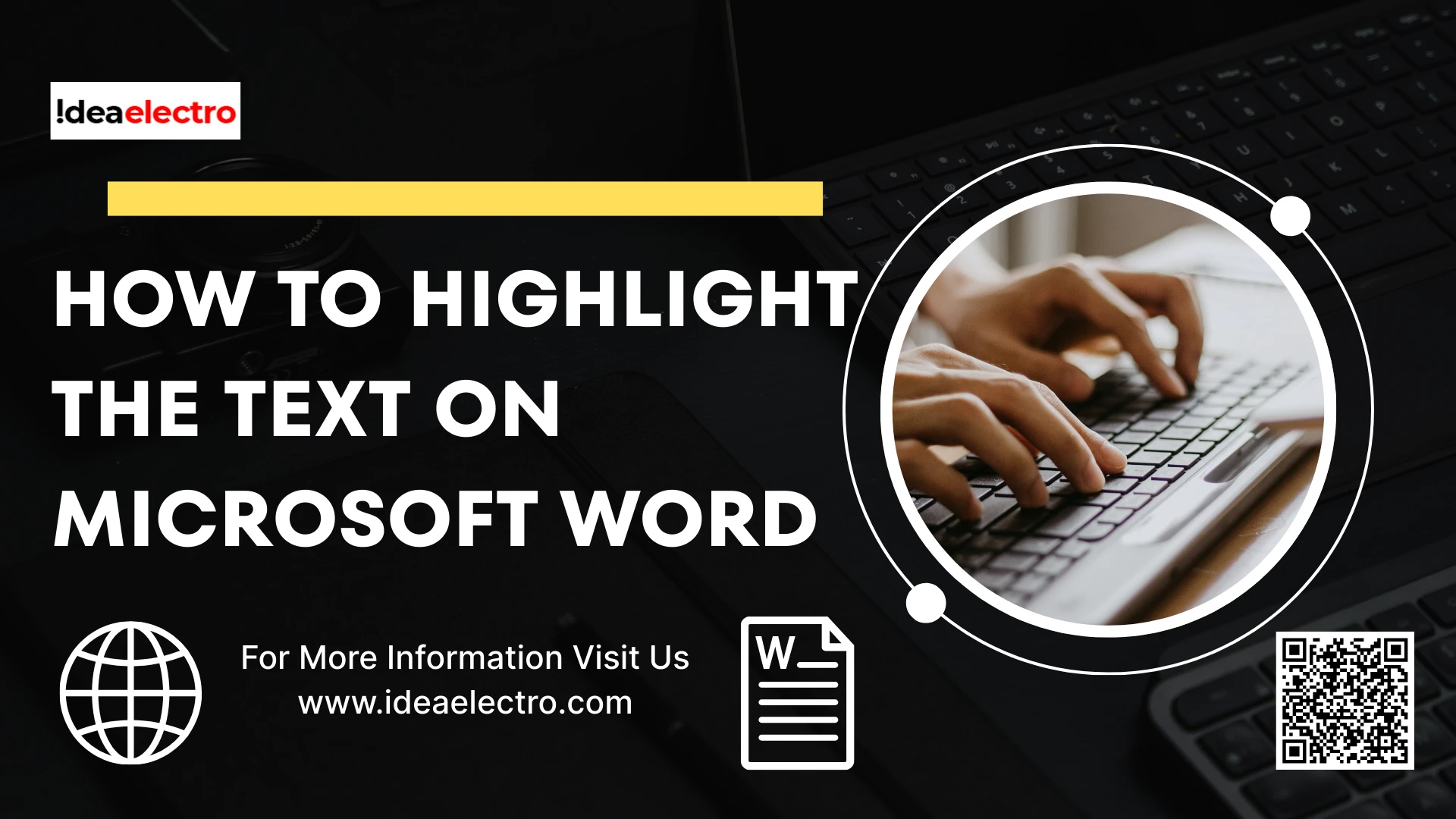 How to highlight the text on Microsoft Word. idea electro
